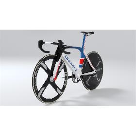 3D Track Bicycle Animated HQ 001 model